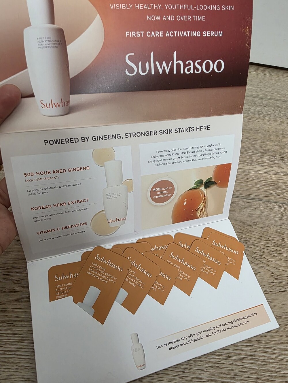 12x Sulwhasoo First Care Activating Serum Radiant Skin trial samples